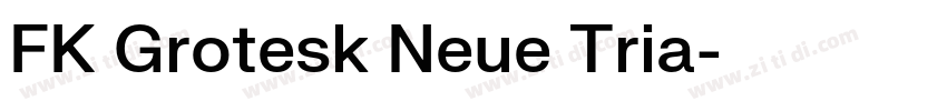FK Grotesk Neue Tria字体转换 FK Grotesk Neue Tria字体转换